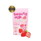 Beauty Milk Powder Erdbeerpulver Instant Collagen Drink 180g/Beutel