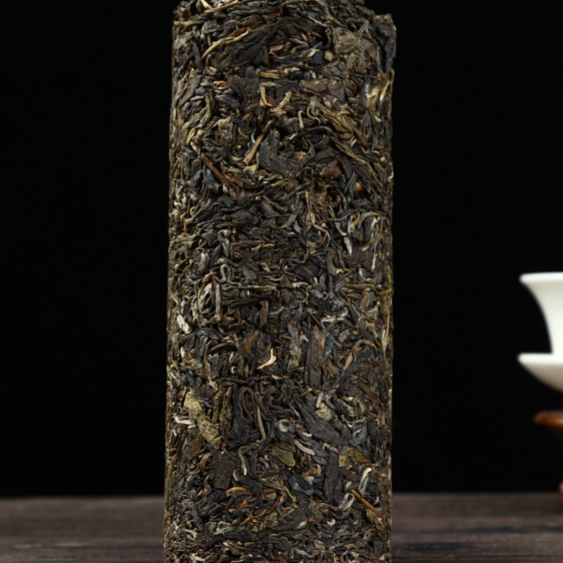 500g Yunnan Pu'er Tea Icelandic Small Dragon Column Mini Bamboo Tube Raw Tea