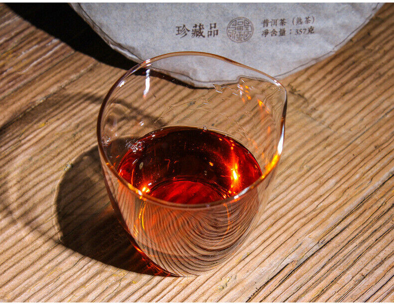 Yunnan Pu'er Tea Ripe Tea The More Ages Better Smells Pu'er Ripe Tea Cake 357g