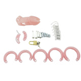 Plastic Adjustable Male Chastity Tube Penis Cock Cage Device Dick lock Sex toys