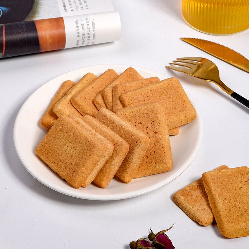 Egg Pancake Biscuits Snack Box Breakfast Treats in Various Flavors for Everyone