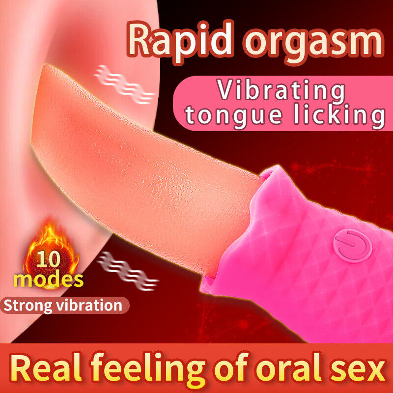 Female Masturbator tongue licking Orgasm vibrator Sex toy for women