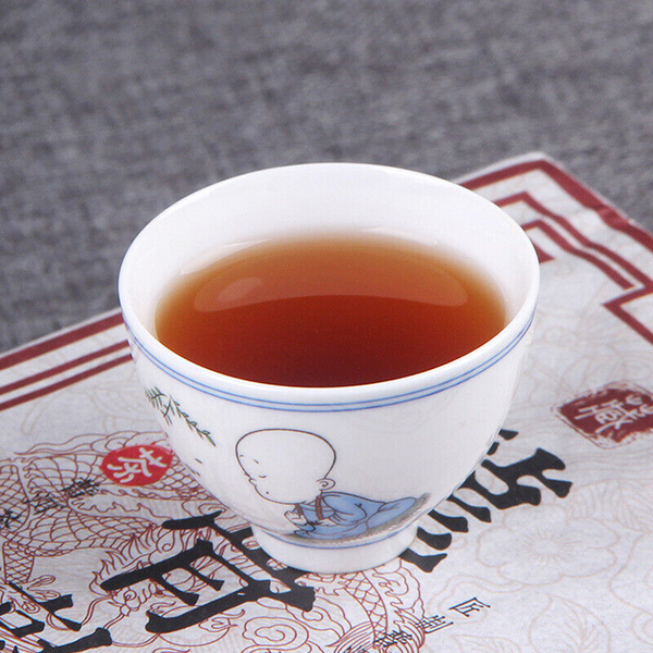 Black Tea Puerh Tea Ripe Tea 1000g Brick Old Tea Stem Dragon Bone Ripe Tea