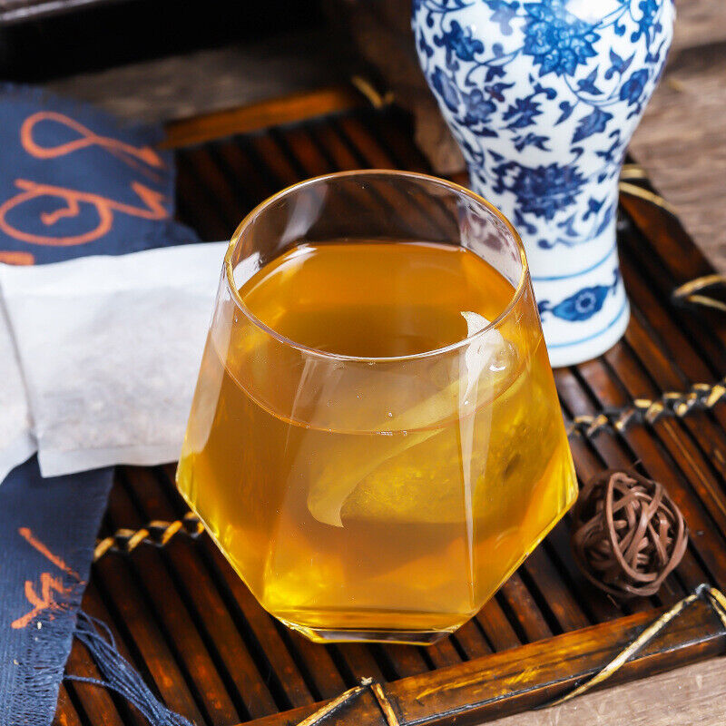 Herbal Tea with Ho Leaf Lotus Tangerine Peel Poria Buckwheat and Barley