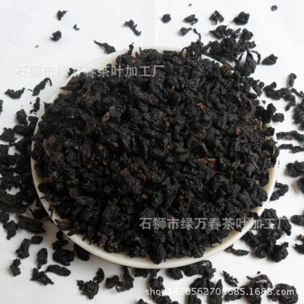 Carbon Roasted Tieguanyin Ripe Tea High Concentration Black Oolong Bulk Tea 500g