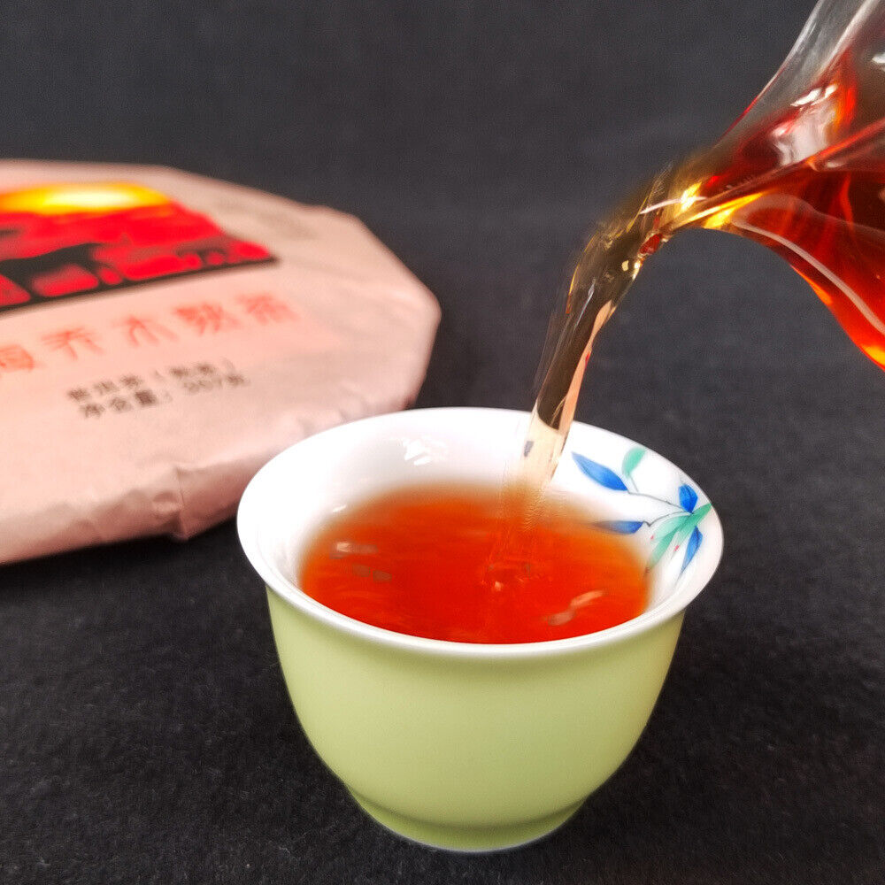 Puerh Ripe Tea Cake 357g Yunnan Pu'er Tea Ripe Tea