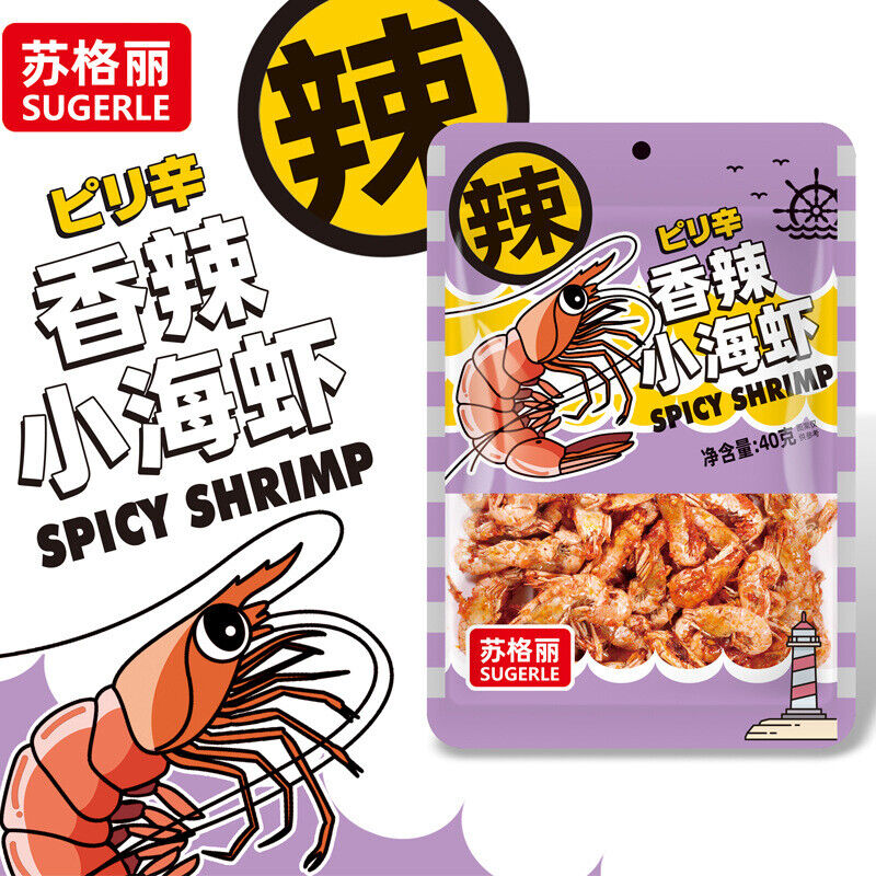 Spicy Pearl Crab Spicy Crab Small Sea Shrimp Seafood Instant Snacks Secondary image