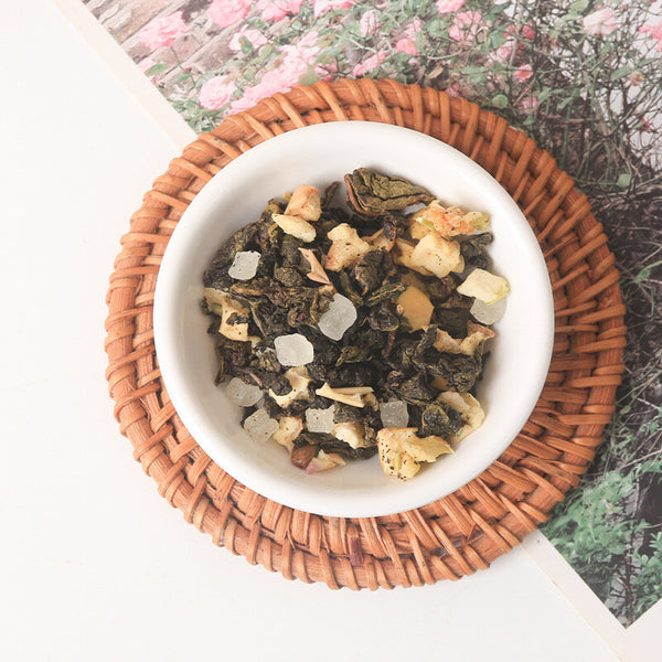Peach Green Tea Apple White Peach Oolong Fruit Tea Cold Brew Herbal Tea