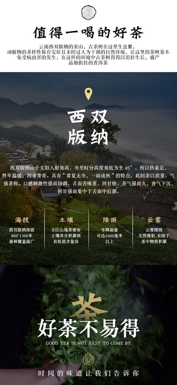 Yunnan Old Banzhang Ripe Pu-erh Tea Cake 357g