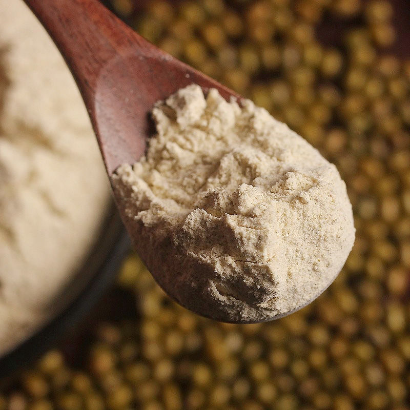 Pure Mung Bean Powder Freshly Ground Cooked Whole Grain Flour No Add No Sugar Secondary image
