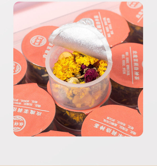 Rose Jasmine Luo Shen Tea Rose Eggplant Flower Tea Canned Health Tea Vital Tea