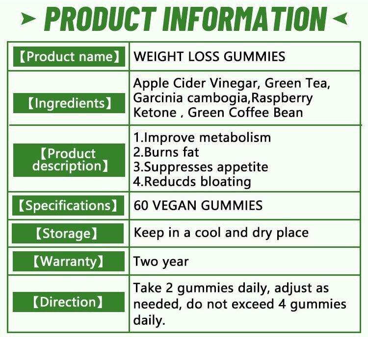 KETO+ACV WEIGHT LOSS GUMMIES 60 Capsules/bottle
