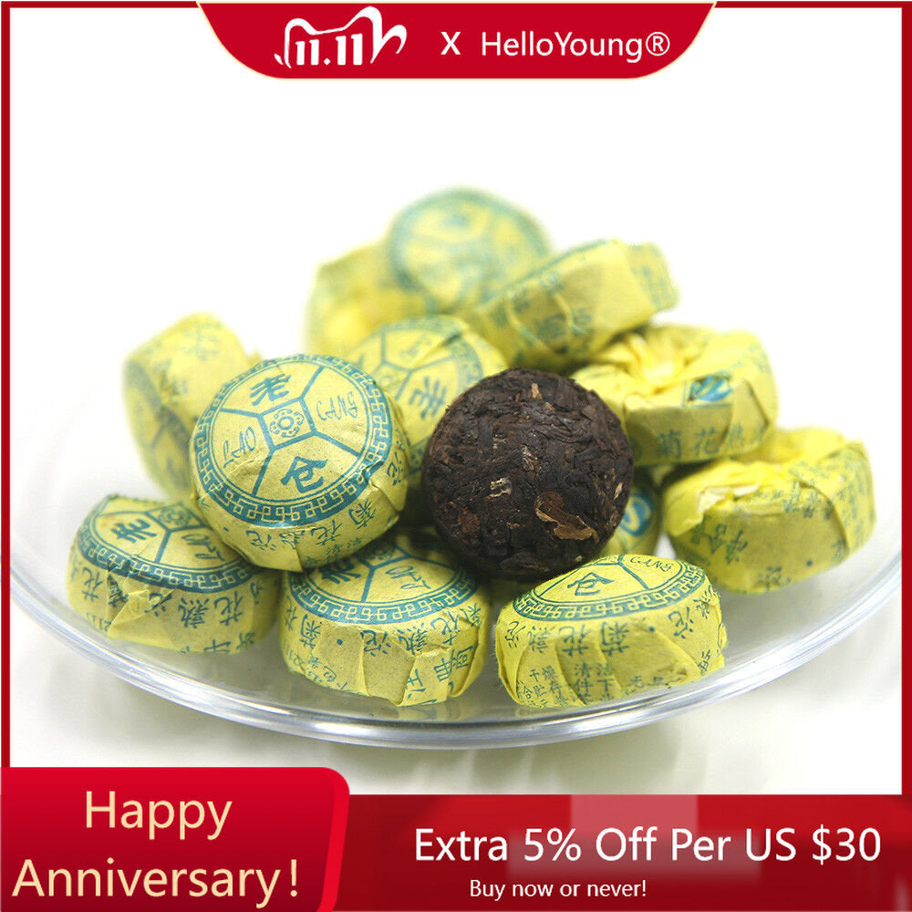 2015 Yunnan Tuocha Tee Chrysantheme Aroma Reif Mini Pu Erh Tuo Cha Tee Laocang Main image