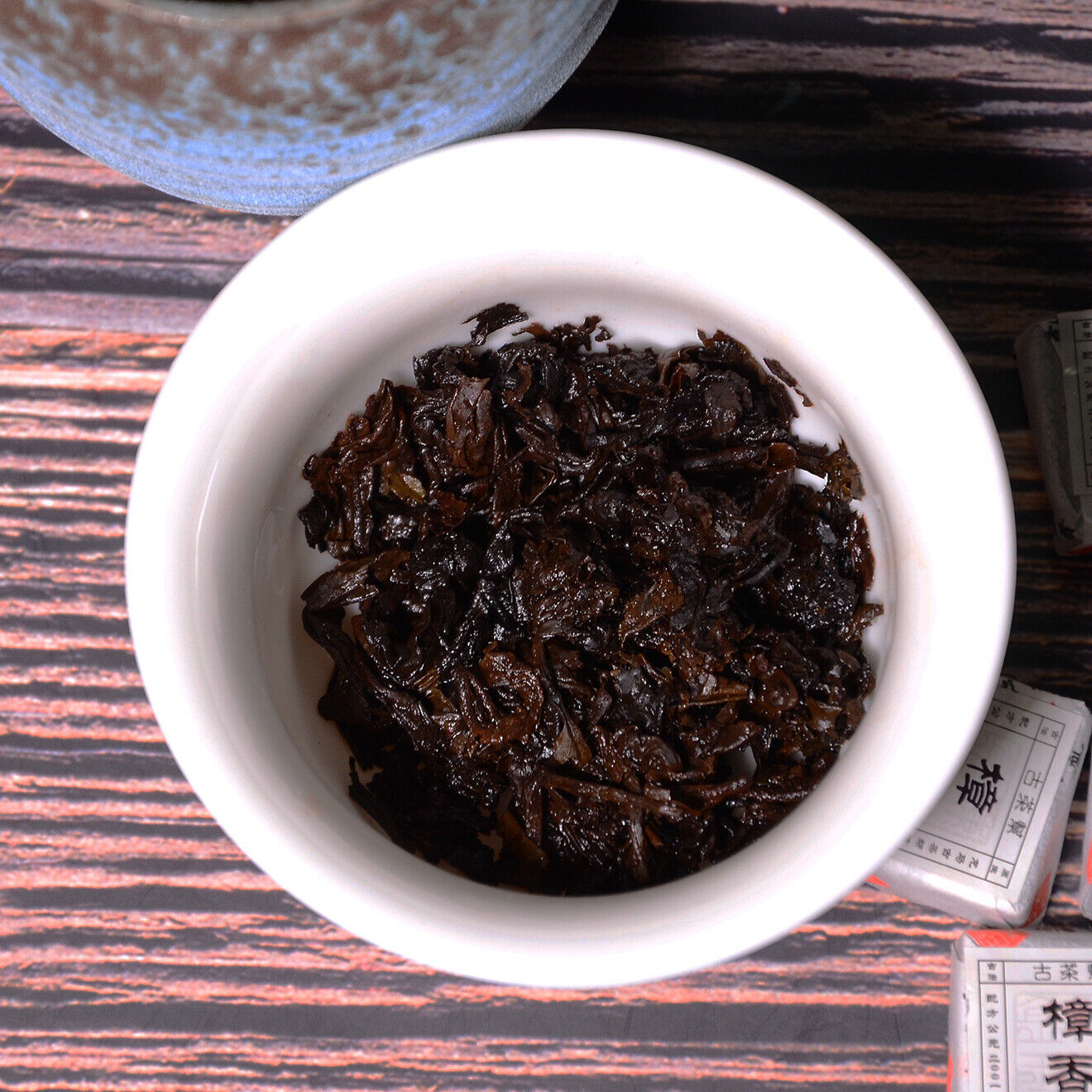 500g camphor puerh ripe tea small square brick Yunnan mini small tuo Menghai tea