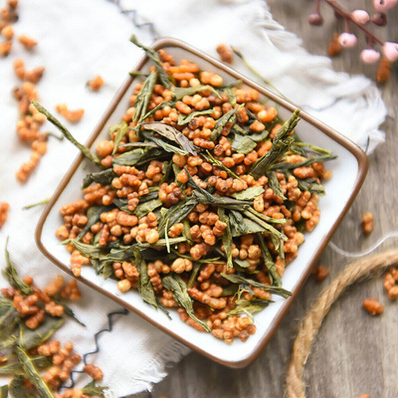 60g  lose weight Premium Organic Genmaicha Japan Roasted Brown Rice Green Tea Main image