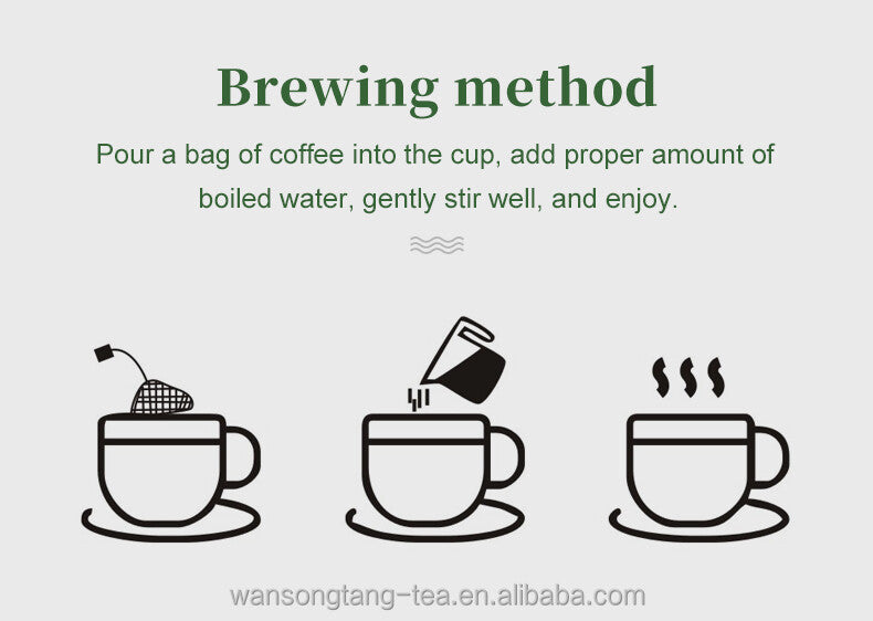 Weight Loss Natural Herbal Diet Bulletproof Coffee 15g*12 Slimming Enzyme Coffee
