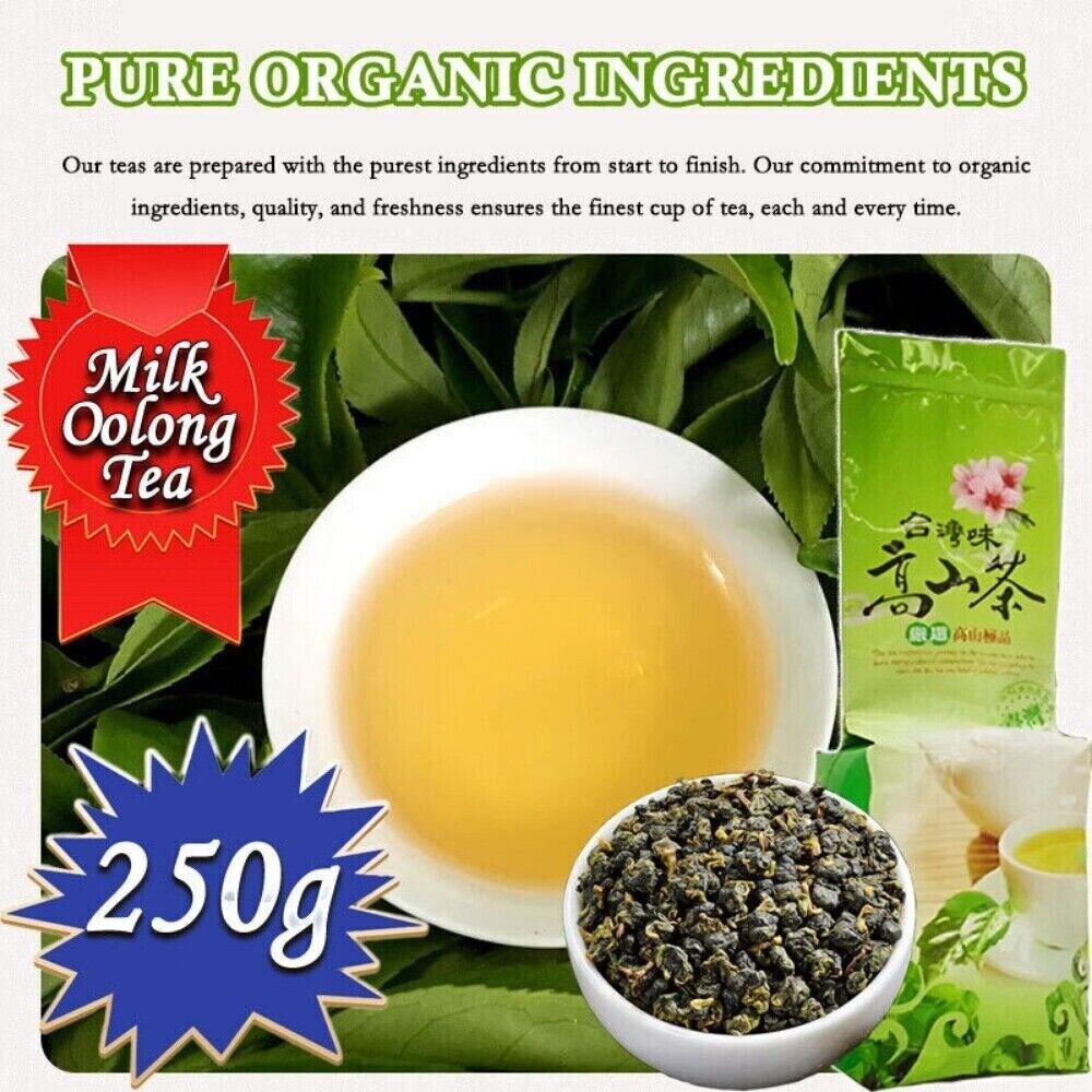 250g Milk Oolong Tea Loose Leaf Organic Taiwan Green Food for Detox Weight Loss