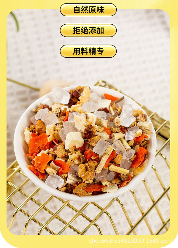 Sugarcane Reed Root Pear Tea Triangle Bags Sweet Throat Soothing Fruit Blend