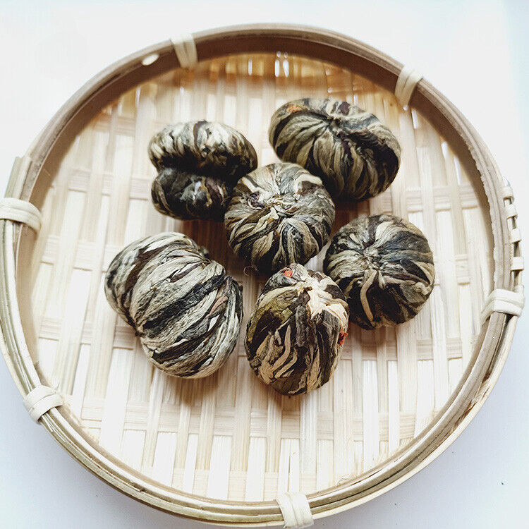 Handmade Flavored Mango Lily Rose Blooming Flower Tea Ball Yijianzhongqing 20pcs