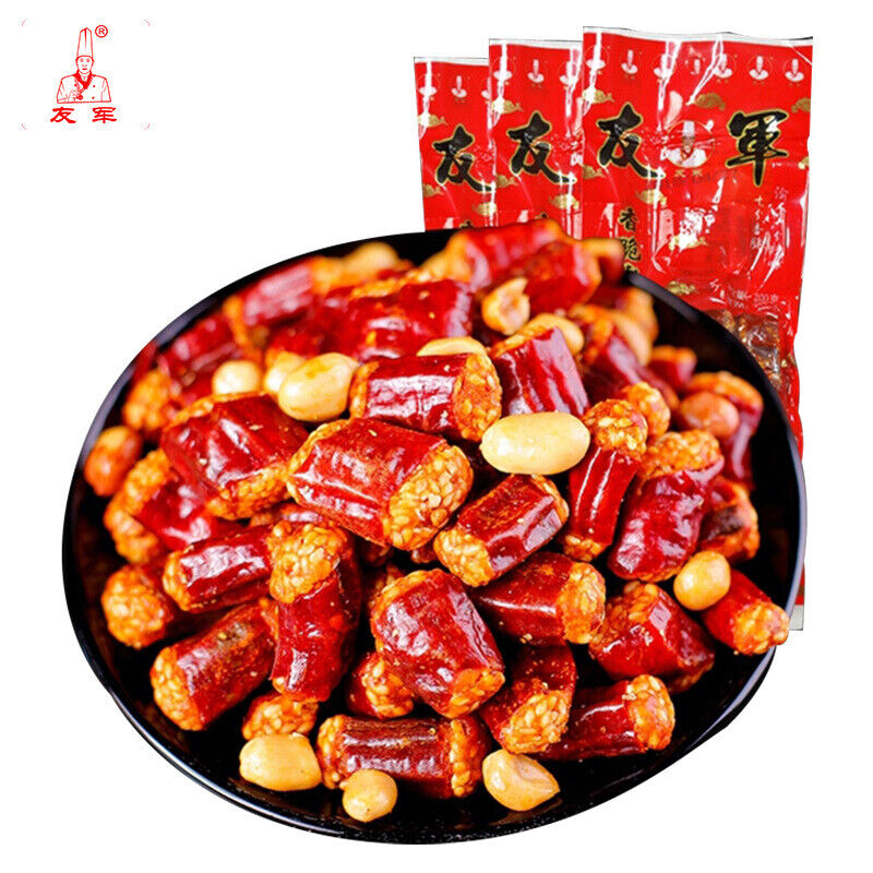 200g Crispy Chili Crisp Chongqing Chili Snacks 友军香脆椒200g重庆辣椒酥下酒菜辣椒酒鬼花生零食小吃 Main image