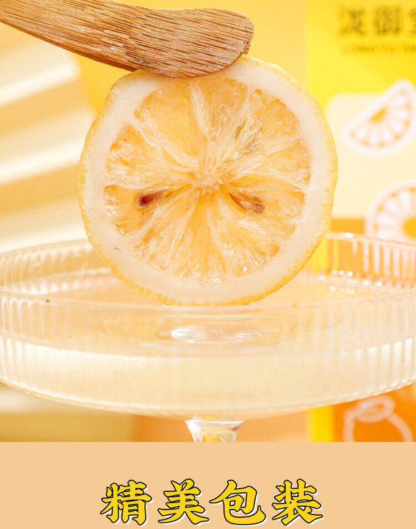 Freeze-Dried Honey Lemon Slices: 20 Sachets Cold Brew Fruit Tea