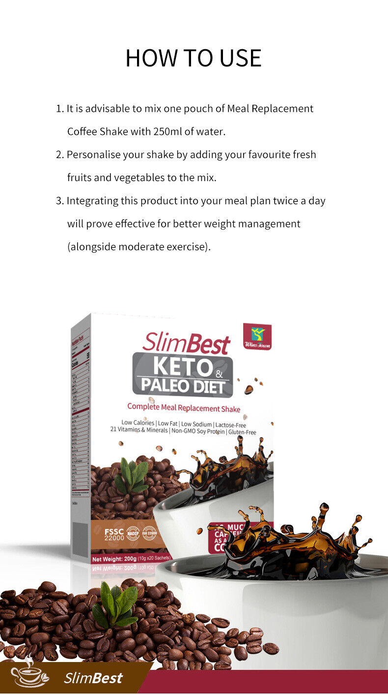 Slim Best Keto Coffee Blend Powder Slim Weight Loss Instant 10g*20sachets