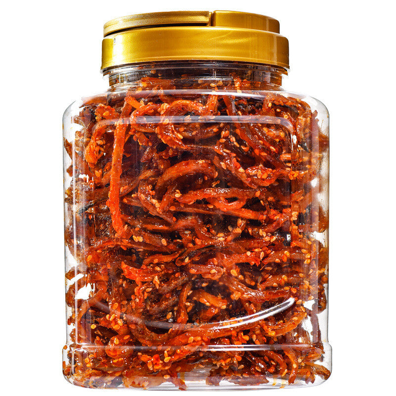 Canned Dried Fish Seafood Specialty Snack Spicy Eel Shreds Ready-to-Eat