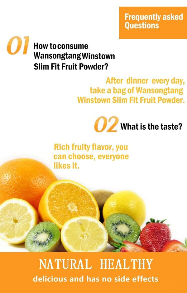 Kiwi Instant Fit Fruit Juice Flat Tummy Weight Loss Beauty Detox Powder 5g*10bag