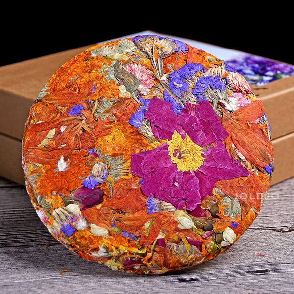 Dried Flower Tea Cake 200g Natural and Healthy Dried Flower Tea Rose Flower Cake