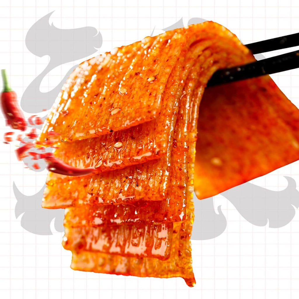 Pikanter Streifen Latiao Snack Chinesische Spezialität Veganer Pikanter Snack