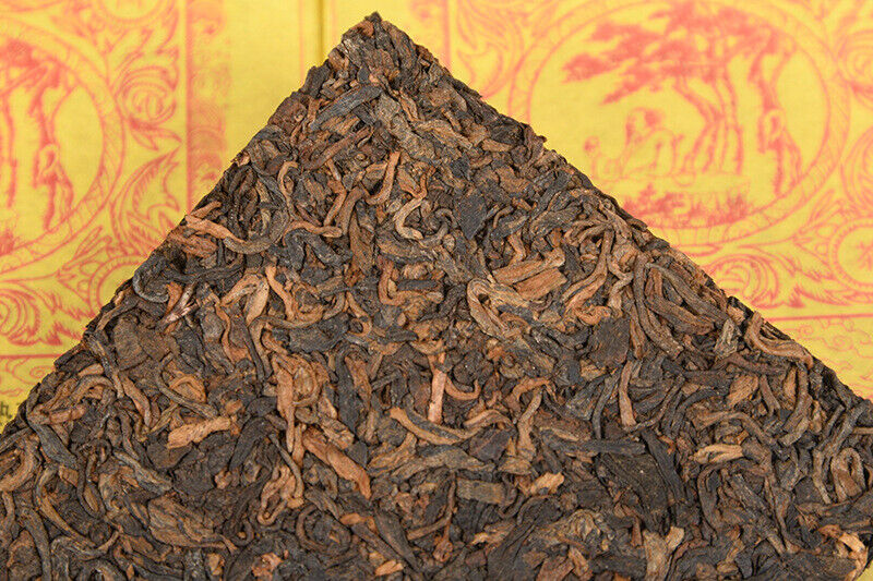 Yunnan Pu'er Ripe Tea Golden Bud Ripe Tea Brick 250g
