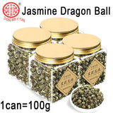 2023 New Jasmine Tea Canned Natuiral Organic Jasmine Drago Pearl  Longzhu 125g