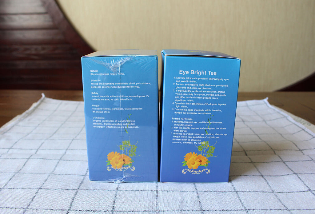 Eye Bright Tea Teabags 100% Herbal Tea Bag 50g 2.5*20 Pouches/box