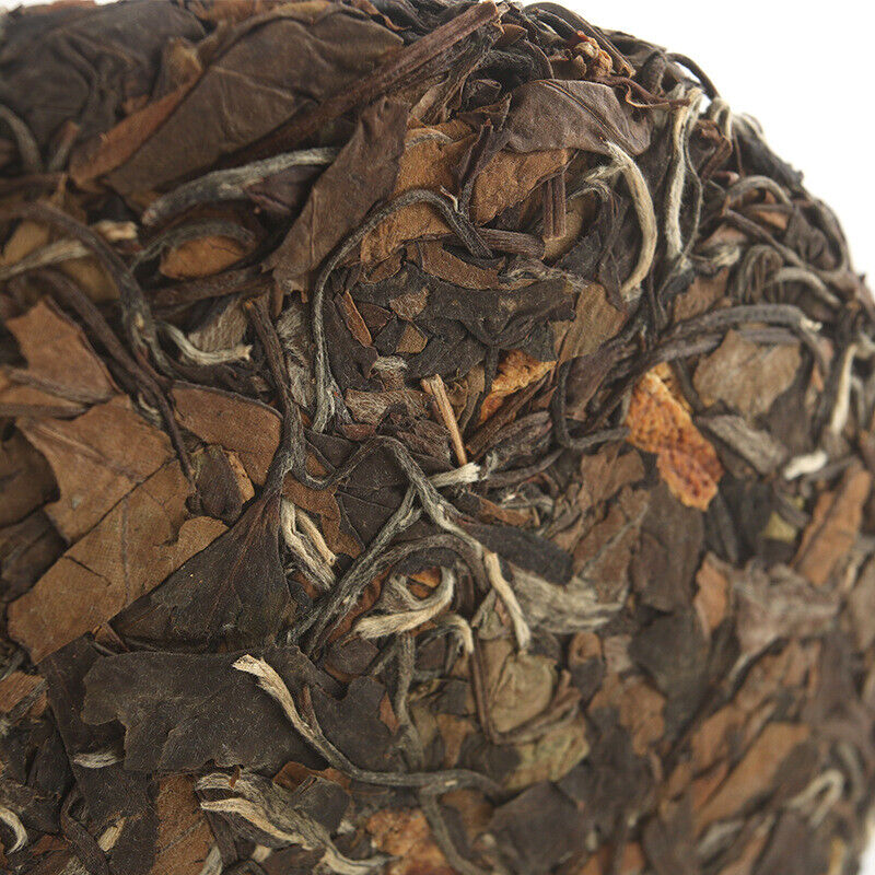 厂家直销2014年福鼎白茶陈皮寿眉茶饼高山日晒茶叶批发350g Secondary image