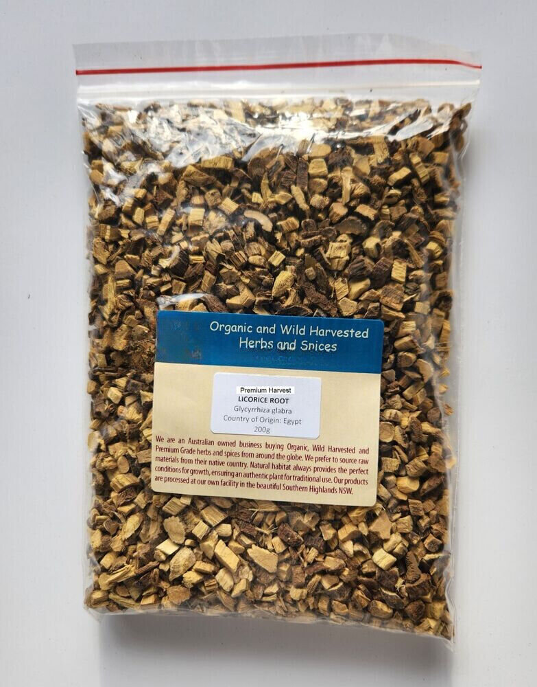 LICORICE ROOT PREMIUM HARVEST HERBAL TEA 200g Glycyrrhiza glabra Dried Liquorice Main image