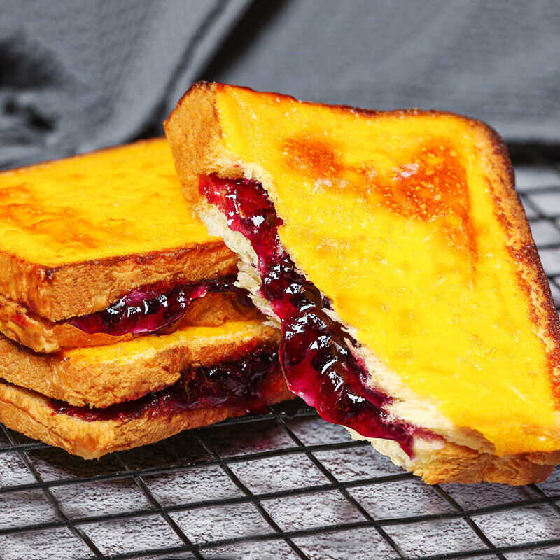 Healthy Breakfast Bread Cake Snacks - Blueberry Cheese Toast Box Set