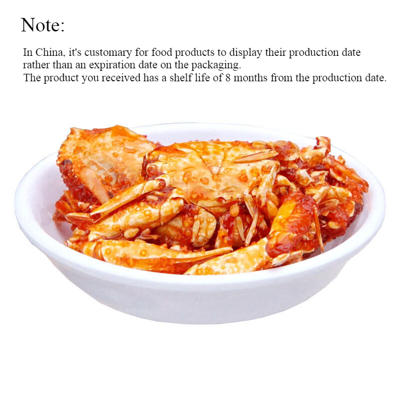 Spicy Sea Crab 11g*20 Packs Instant Seafood Spicy Baby Crab Snacks