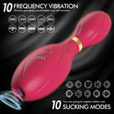 Suction vibrator clitoris nipple double-headed vibrating Masturbator for women
