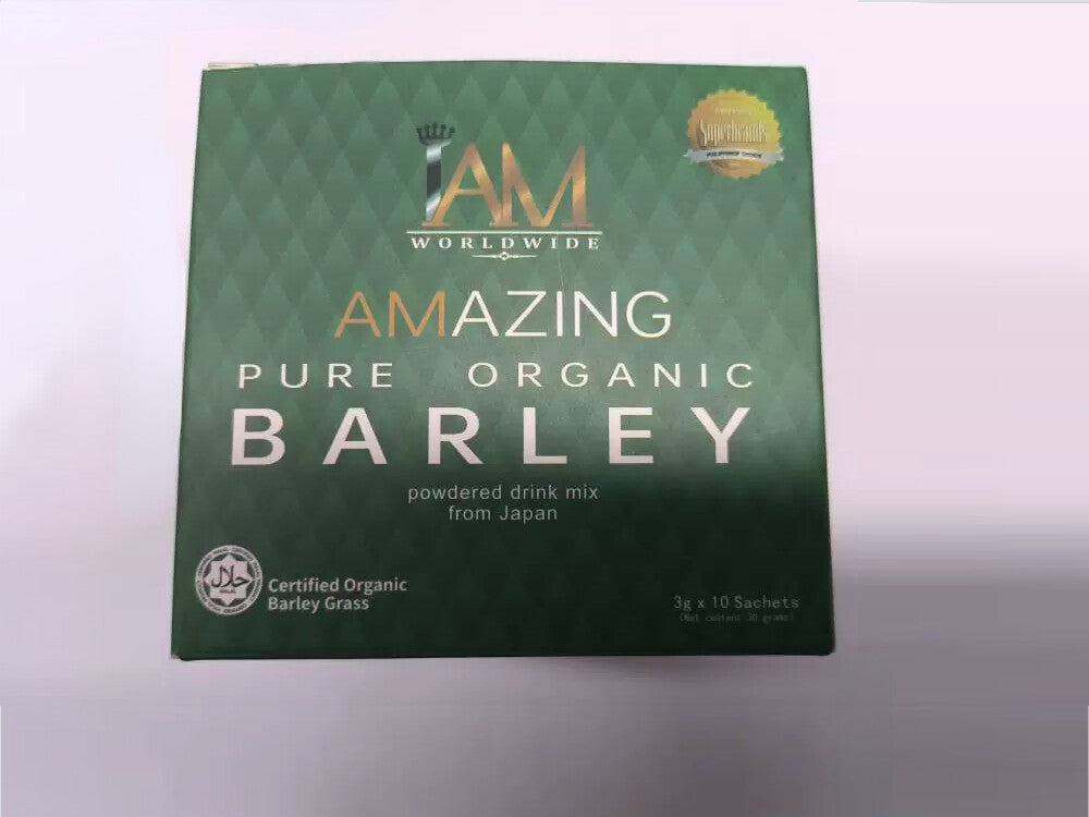 DRINK MIX FROM AUSTRALIA - 1 BOX- PURE ORGANIC BARLEY POWDERED