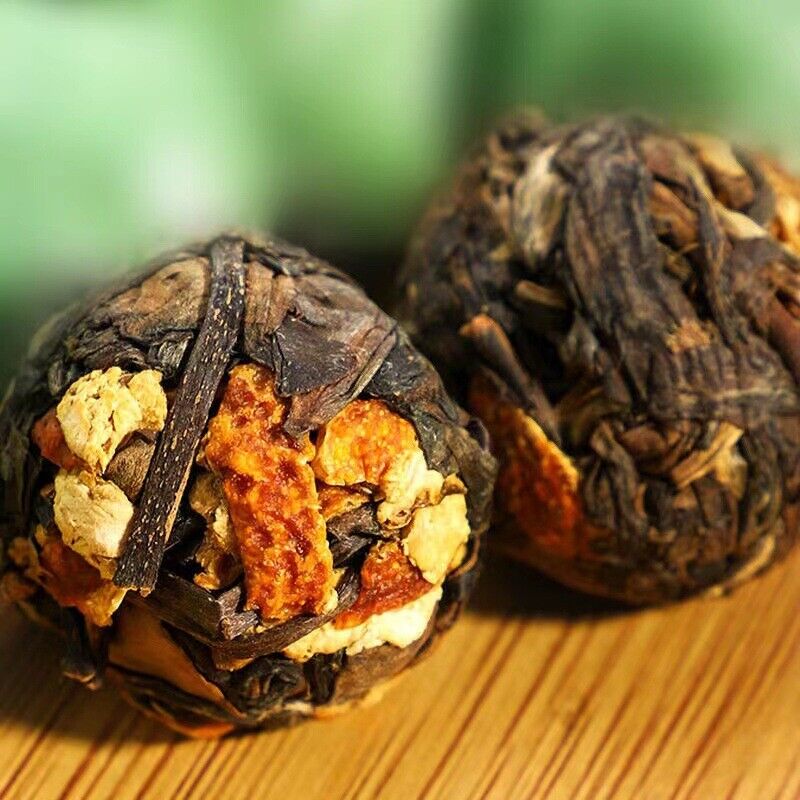 500g ChenPi White Tea Fuding Old White Tea Longzhu Xinhui Chen Pi Small Tea Cake Secondary image