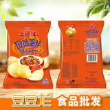 Shanghaojia Shrimp Chips Puffed Potato Chips Shrimp Crackers Snack Gift Pack 40g
