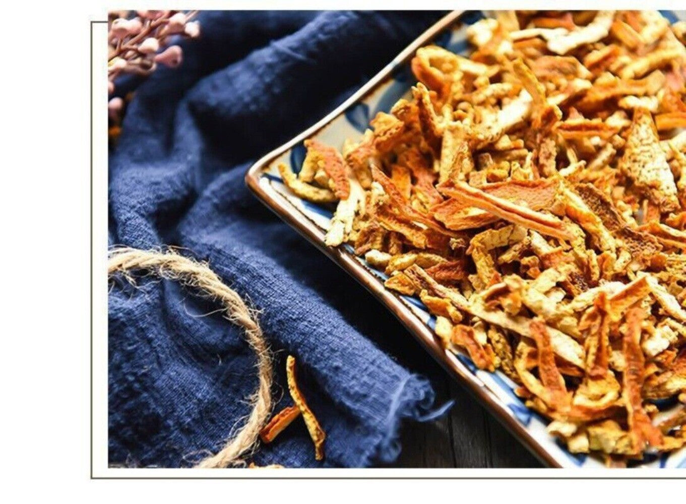 5 Year Xinhui Dried Tangerine Peel Shredded Natural Tea Ingredient Main image