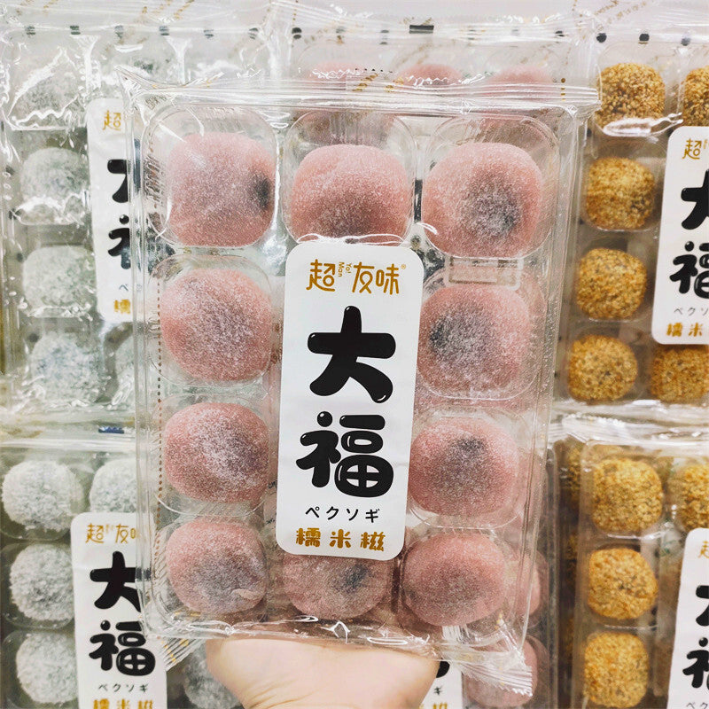 Japanese Dessert Daifuku Mochi Sweet Potato Sesame Filled Pastry Snacks 380g
