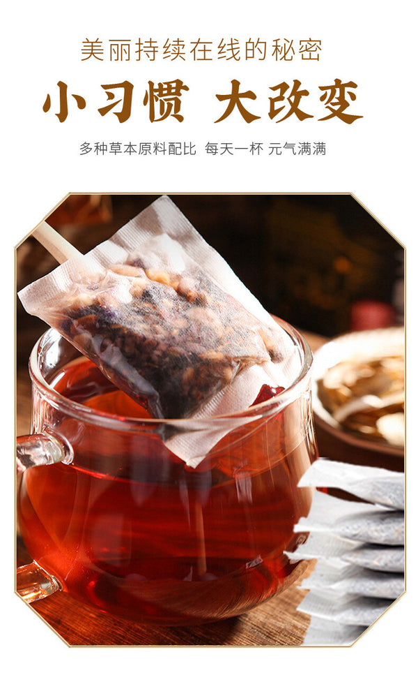 American Ginseng, Lingzhi, Astragalus Tea: Vitality for Women