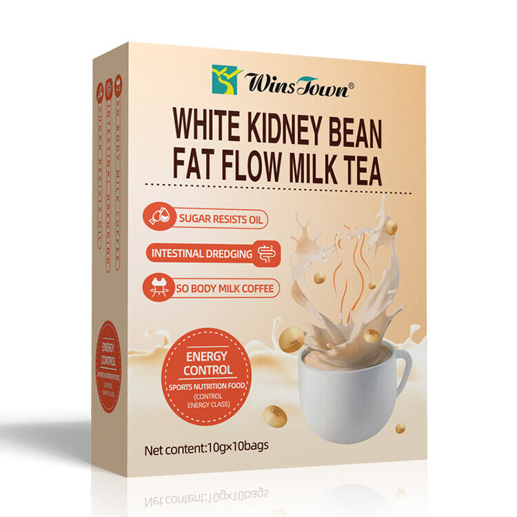 Slimming Tea Weight Loss White Kidney Beanfat Flow Milk Tea 10g*10 bags Secondary image