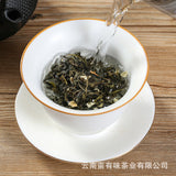 500g Jasmine tea new tea flower tea two leaves strong jasmine drifting snow