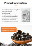 Top Quality Super Chewy Black Brown Sugar Boba Tapioca Pearls 1kg Bubble Tea