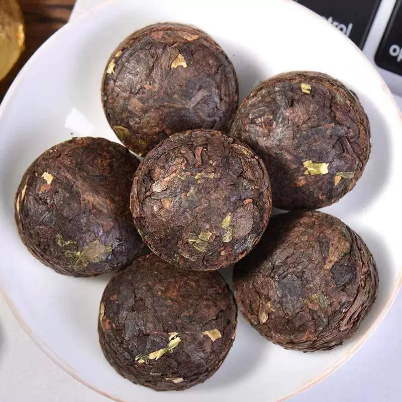 500g Natural Mini Xiaojintuo Tea Premium Aged Glutinous Rice Fragrant Pu'er