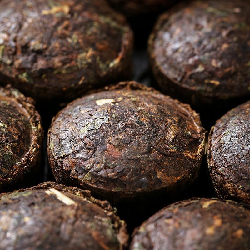 50g of China's top ripe Pu'er mini ultra-thin Tuo tea, experience luxury