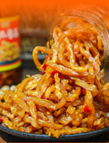 Guangxi spicy dishes shredded papaya, pickled 500g bottles of pickles,